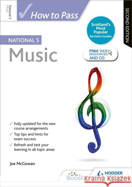 How to Pass National 5 Music, Second Edition McGowan, Joe 9781510421042 Hodder Education - książka