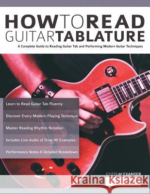 How to Read Guitar Tablature Alexander, Joseph 9781789330212 www.fundamental-changes.com - książka