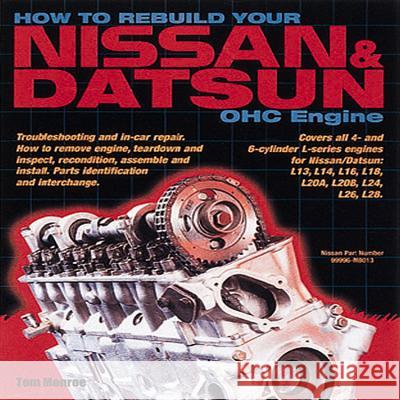 How to Rebuild Your Nissan & Datsun Ohc Monroe, Tom 9781931128032 California Bill's Automotive Handbooks - książka