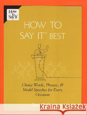 How to Say It Best Jack Griffin 9780735203891 Prentice Hall Press - książka