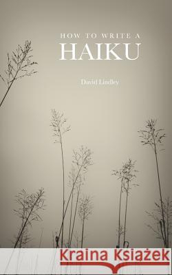 How to Write a Haiku David Lindley 9781907100055 Verborum Editions - książka