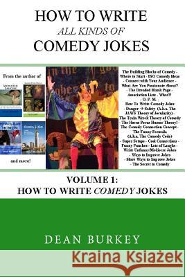 How to Write Comedy Jokes Dean Burkey 9781492821434 Createspace - książka