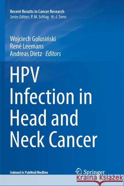 Hpv Infection in Head and Neck Cancer Golusiński, Wojciech 9783319828619 Springer - książka