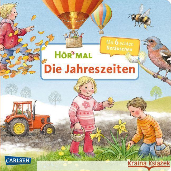 Hör mal: Die Jahreszeiten, m. Soundeffekten : Mit 6 echten Geräuschen Möller, Anne 9783551250568 Carlsen - książka
