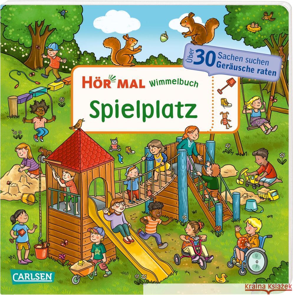 Hör mal (Soundbuch): Wimmelbuch: Spielplatz  9783551253323 Carlsen - książka