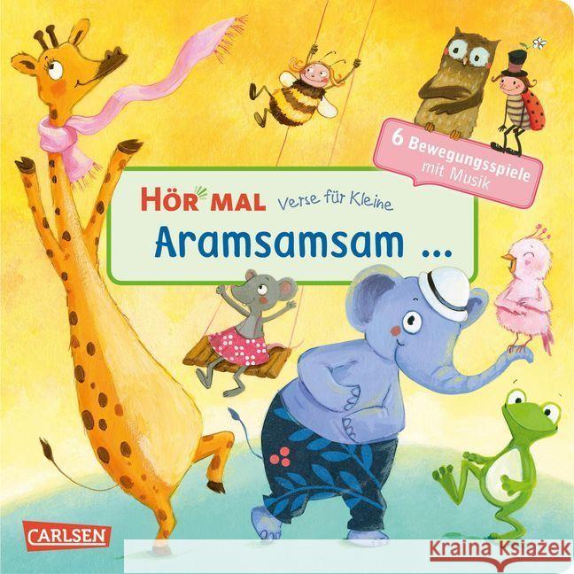 Hör mal: Verse für Kleine: Aramsamsam, m. Soundeffekten : 6 Bewegungsspiele mit Musik  9783551251398 Carlsen - książka