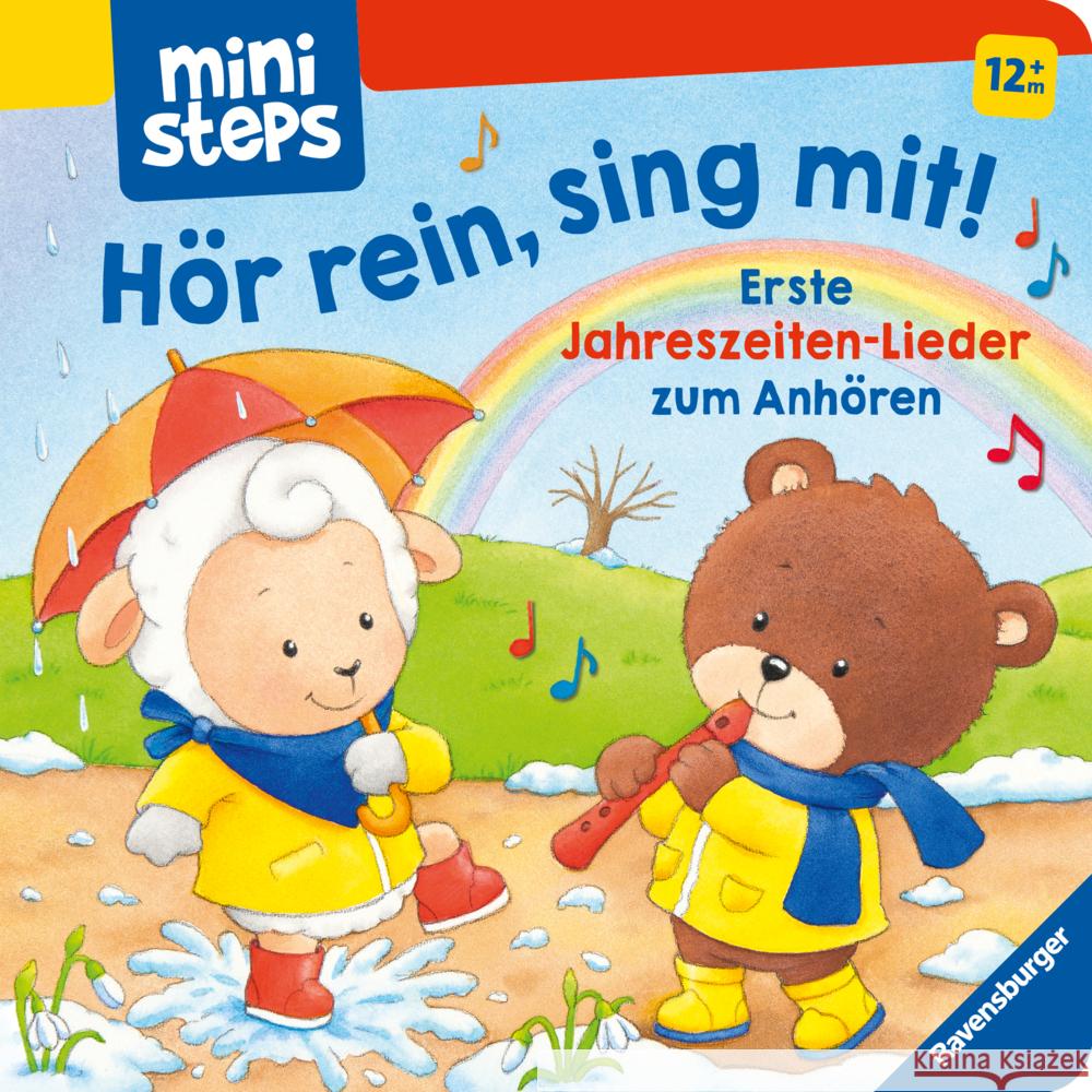 Hör rein, sing mit! Meine ersten Jahreszeiten-Lieder Volksgut 9783473303342 Ravensburger Verlag - książka