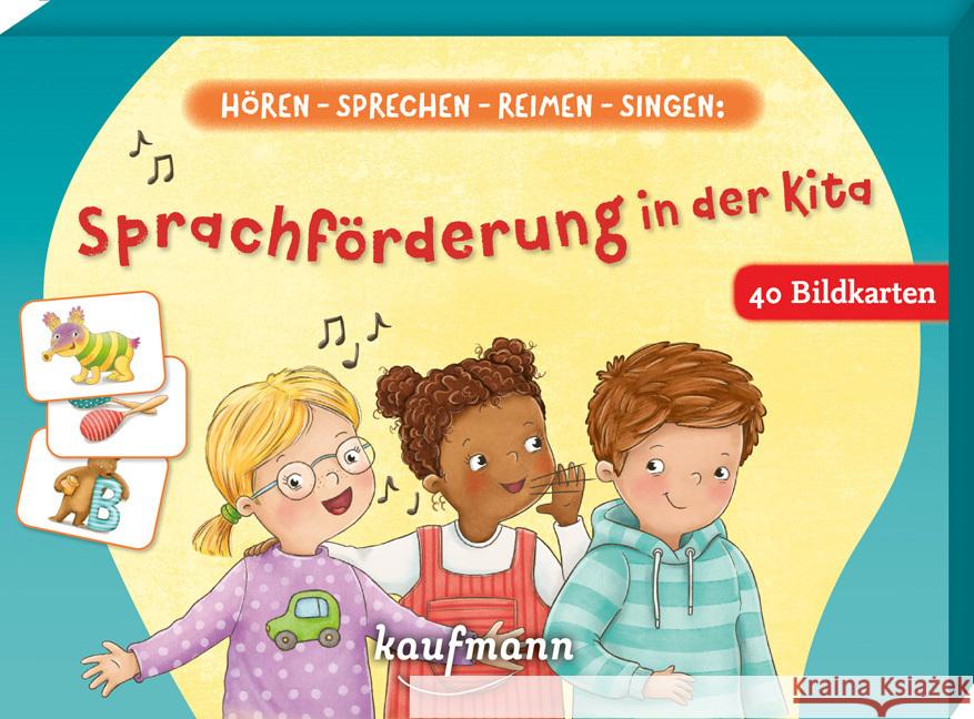 Hören - sprechen - reimen - singen: Sprachförderung in der Kita Buchmann, Lena 4280000572059 Kaufmann - książka