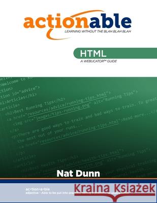 HTML Dave Dunn Nat Dunn 9781951959005 Webucator - książka