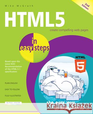 HTML5 in easy steps Mike McGrath 9781840787542 In Easy Steps Limited - książka