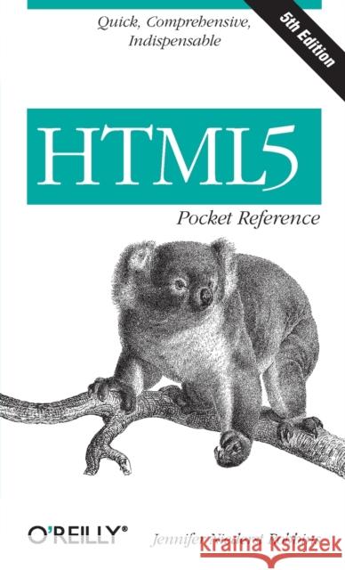 HTML5 Pocket Reference Jennifer Niederst Robbins 9781449363352 O'Reilly Media - książka