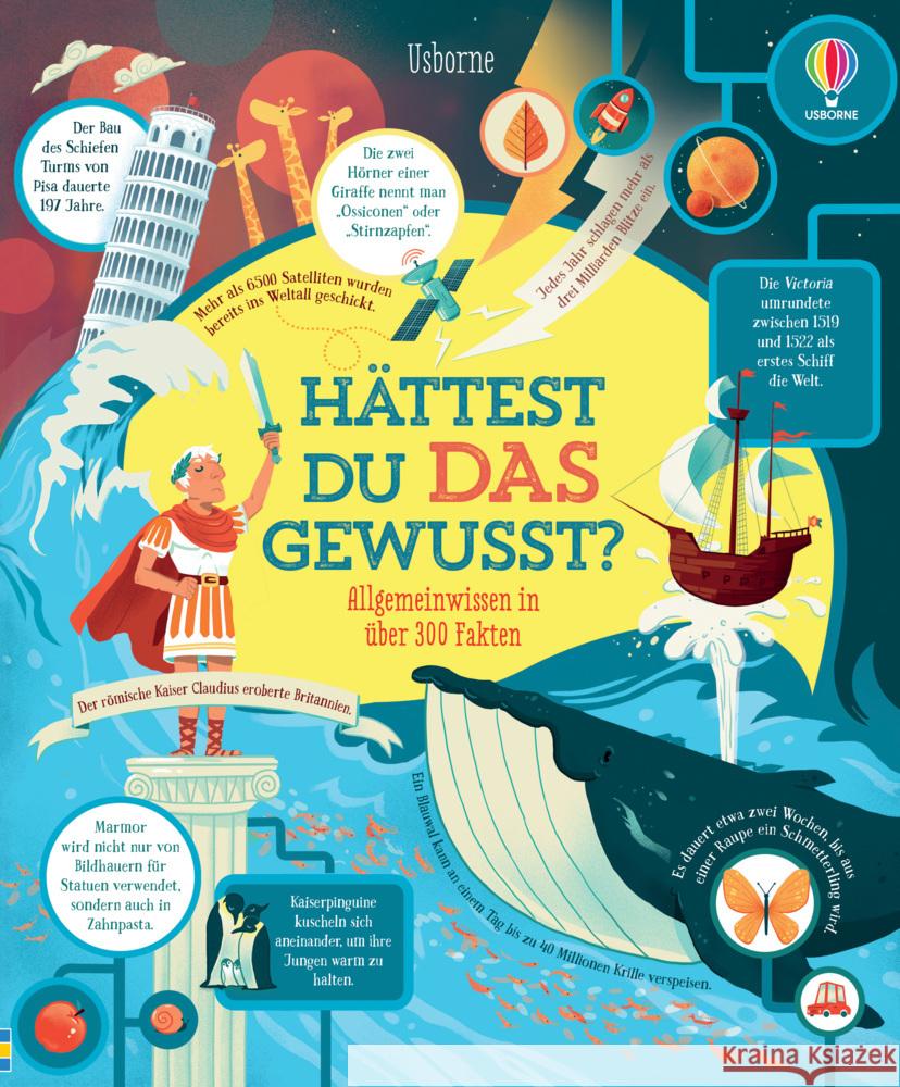 Hättest du DAS gewusst? Maclaine, James 9781789418378 Usborne Verlag - książka