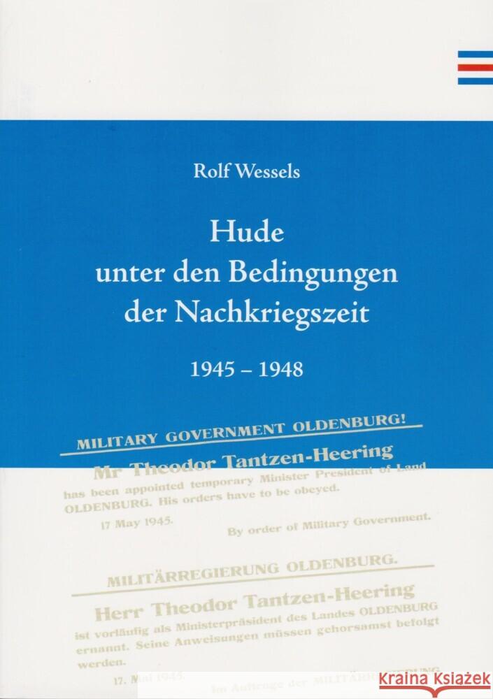 Hude unter den Bedingungen der Nachkriegszeit Wessels, Rolf 9783730821046 Isensee - książka