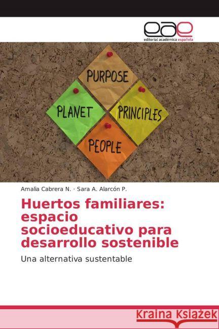 Huertos familiares: espacio socioeducativo para desarrollo sostenible : Una alternativa sustentable Cabrera N., Amalia; Alarcón P., Sara A. 9783841767691 Editorial Académica Española - książka