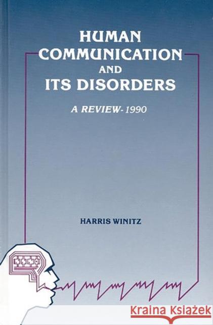 Human Communication and Its Disorders, Volume 3 Harris Winitz 9780893915834  - książka