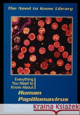 Human Paillomavirus Elizabeth Carter 9781435887367 Rosen Publishing Group - książka