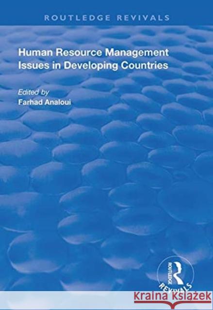 Human Resource Management Issues in Developing Countries  9781138320277 Taylor and Francis - książka