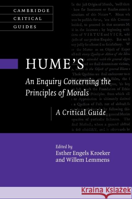 Hume's An Enquiry Concerning the Principles of Morals  9781108437080 Cambridge University Press - książka