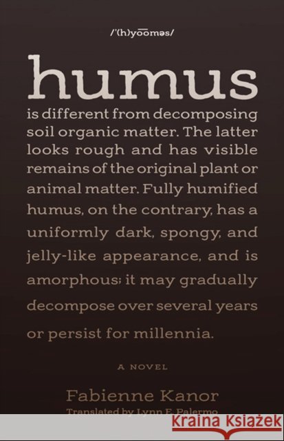 Humus - audiobook Kanor, Fabienne 9780813944692 University of Virginia Press - książka