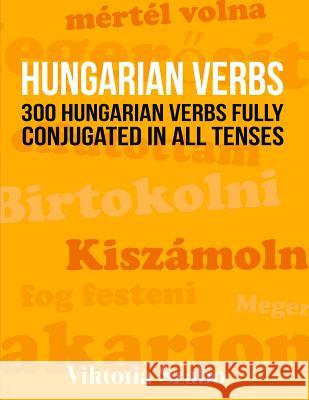 Hungarian Verbs: 300 Hungarian Verbs Fully Conjugated in All Tenses Viktoria Szabo 9781522993940 Createspace Independent Publishing Platform - książka