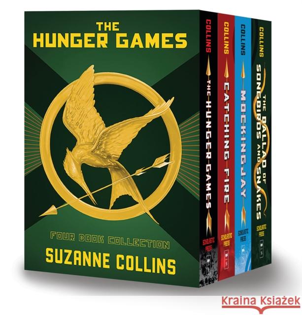 Hunger Games 4-Book Hardcover Box Set (the Hunger Games, Catching Fire, Mockingjay, the Ballad of Songbirds and Snakes) Collins, Suzanne 9781338686531 Scholastic Press - książka