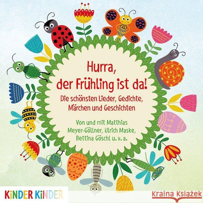 Hurra, der Frühling ist da!, Audio-CD : Die schönsten Lieder, Gedichte, Märchen und Geschichten, Lesung. CD Standard Audio Format  9783833741654 Jumbo Neue Medien - książka