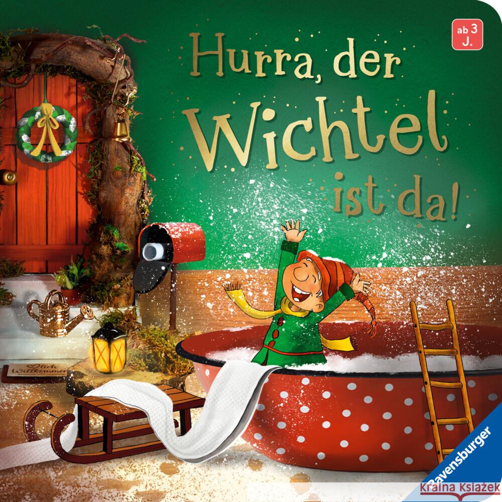 Hurra, der Wichtel ist da! Mein Wichteltür-Buch Schuld, Kerstin M. 9783473423323 Ravensburger Verlag - książka