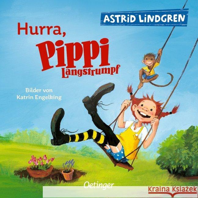 Hurra, Pippi Langstrumpf Lindgren, Astrid 9783789175565 Oetinger - książka