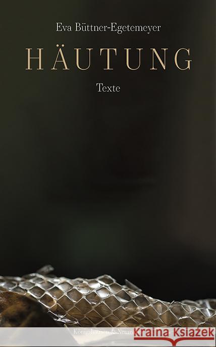 Häutung Büttner-Egetemeyer, Eva 9783826076244 Königshausen & Neumann - książka