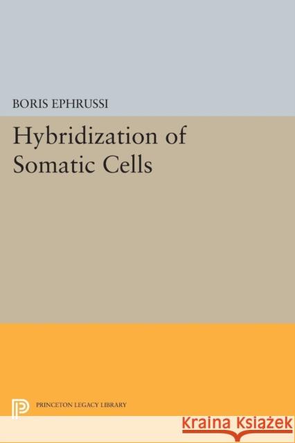 Hybridization of Somatic Cells Boris Ephrussi 9780691619460 Princeton University Press - książka