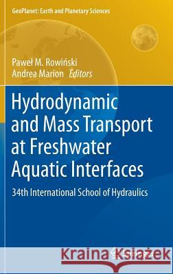 Hydrodynamic and Mass Transport at Freshwater Aquatic Interfaces: 34th International School of Hydraulics Rowiński, Pawel 9783319277493 Springer - książka