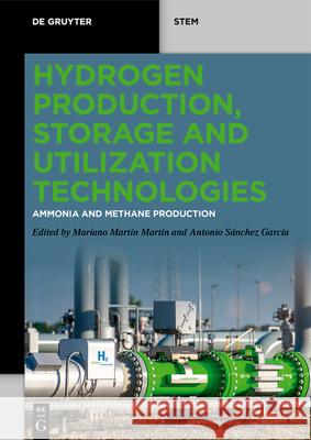 Hydrogen Production, Storage and Utilization Technologies: Ammonia and Methane Production Mariano Mart?n Mart?n Antonio S?nchez Garc?a 9783111634821 de Gruyter - książka