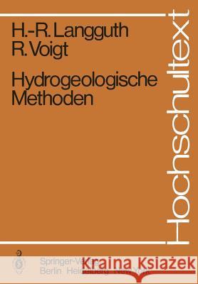 Hydrogeologische Methoden Horst R. Langguth Rudolf Voigt 9783642965821 Springer - książka