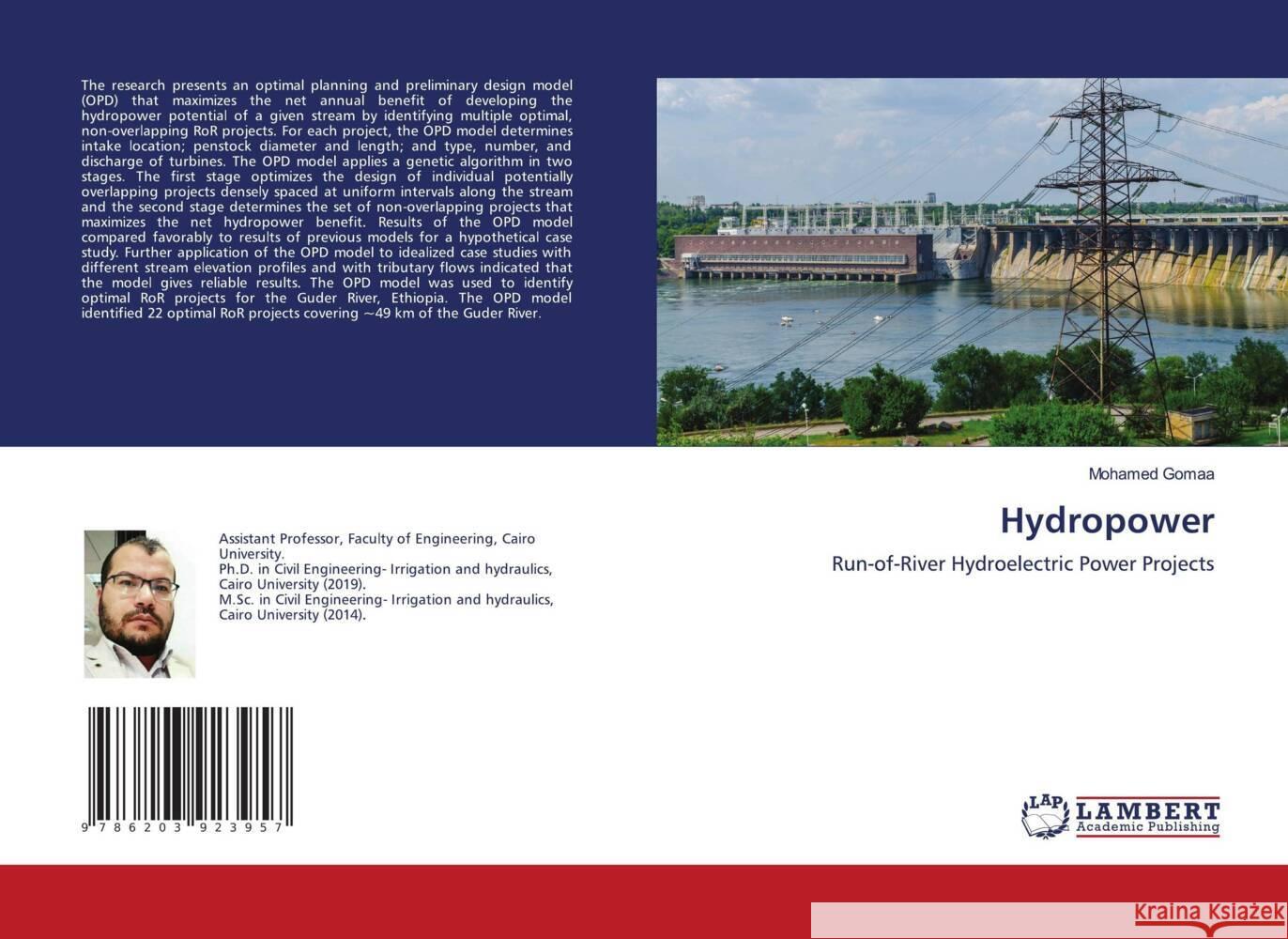 Hydropower Gomaa, Mohamed 9786203923957 LAP Lambert Academic Publishing - książka