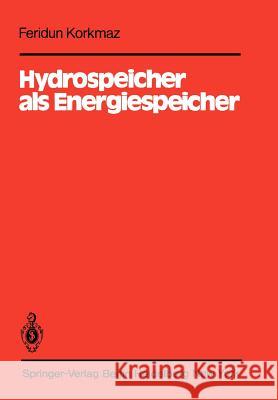 Hydrospeicher ALS Energiespeicher Korkmaz, F. 9783540111092 Not Avail - książka