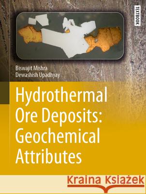 Hydrothermal Ore Deposits: Geochemical Attributes Biswajit Mishra Dewashish Upadhyay 9783032096517 Springer - książka