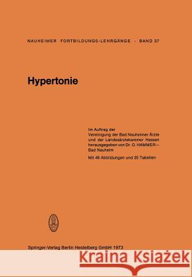 Hypertonie O. Hammer 9783798503588 Not Avail - książka