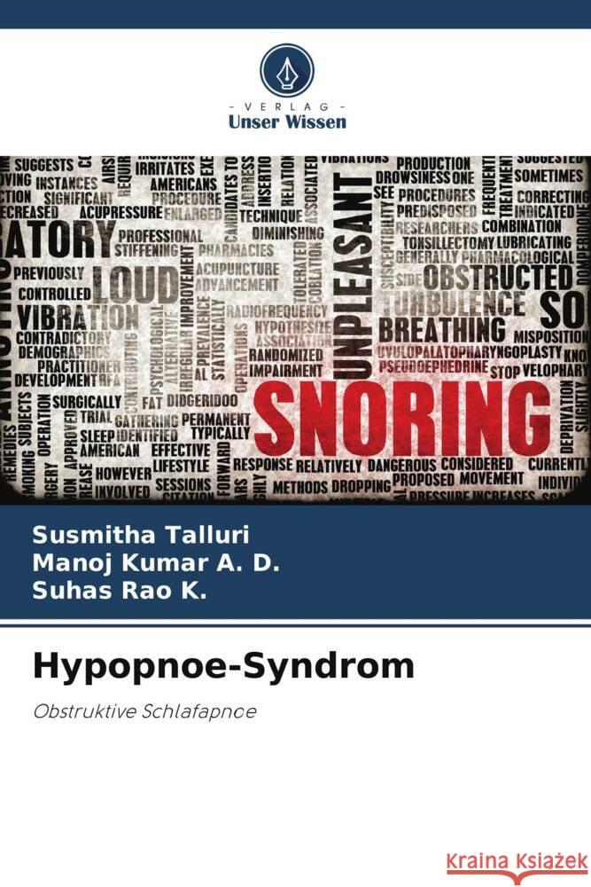 Hypopnoe-Syndrom Talluri, Susmitha, A. D., Manoj Kumar, K., Suhas Rao 9786204905846 Verlag Unser Wissen - książka