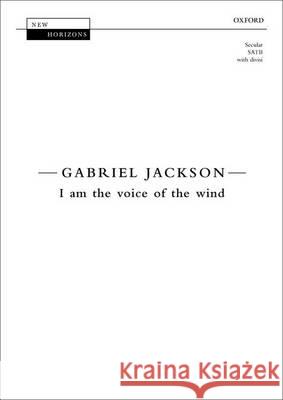 I am the voice of the wind  9780193378490 OUP OXFORD - książka