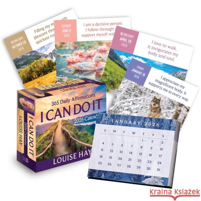 I Can Do It® 2026 Calendar: 365 Daily Affirmations Louise Hay 9781401971526 Hay House LLC - książka