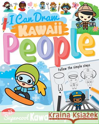 I Can Draw Kawaii People  9781438089966 B.E.S. - książka