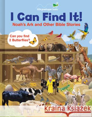 I Can Find It! Noah's Ark and Other Bible Stories (Large Padded Board Book) Little Grasshopper Books 9781640309593 Little Grasshopper Books - książka