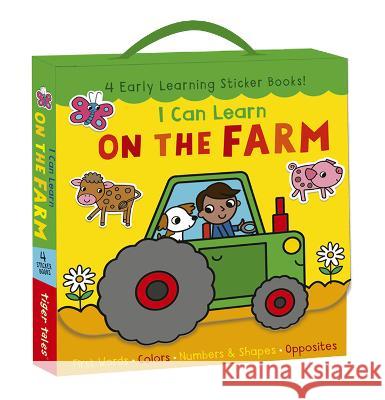 I Can Learn on the Farm: First Words, Colors, Numbers and Shapes, Opposites Stacie Bradly Cathy Hughes 9781664340763 Tiger Tales - książka