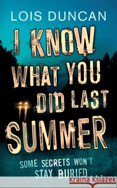 I Know What You Did Last Summer Lois Duncan 9781907410604 ATOM - książka