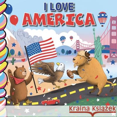 I Love America Taffy Tales Jiajia Hamner 9781834040622 Taffy Tales - książka