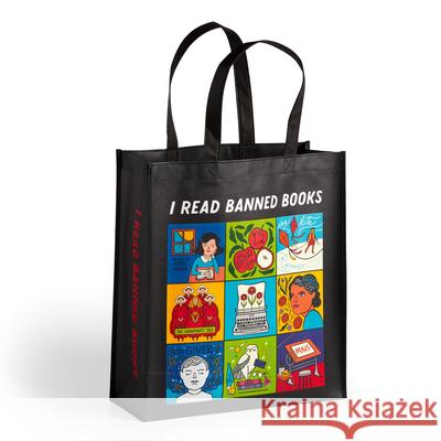 I Read Banned Books Reusable Shopping Bag Mudpuppy 9780735382428 Galison - książka