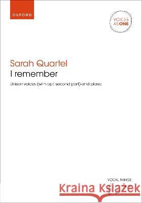 I remember Sarah Quartel   9780193550841 Oxford University Press - książka