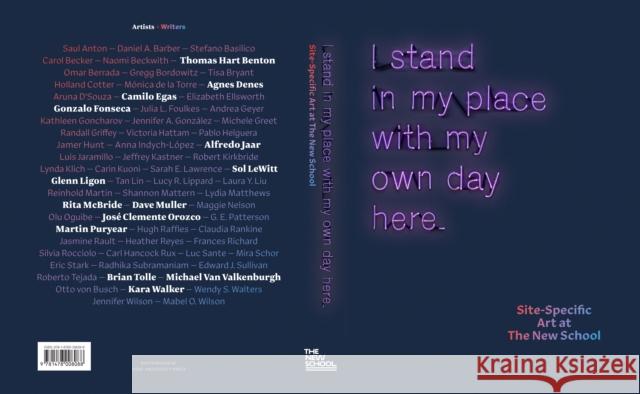 I Stand in My Place with My Own Day Here: Site-Specific Art at the New School Frances Richard 9781478008088 Duke University Press - książka