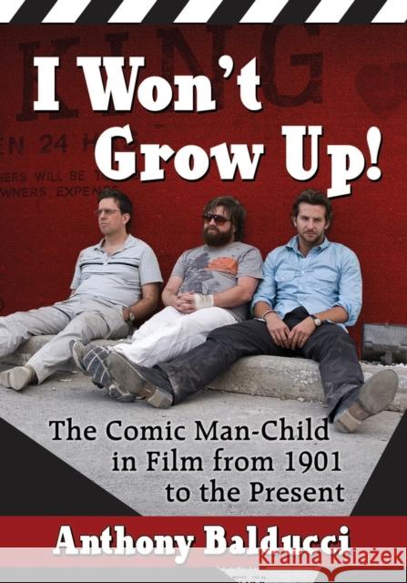 I Won't Grow Up!: The Comic Man-Child in Film from 1901 to the Present Anthony Balducci 9781476662084 McFarland & Company - książka