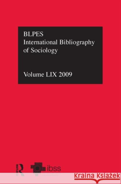 Ibss: Sociology: 2009 Vol.59: International Bibliography of the Social Sciences Compiled by the British Library of Polit 9780415599283 Taylor and Francis - książka